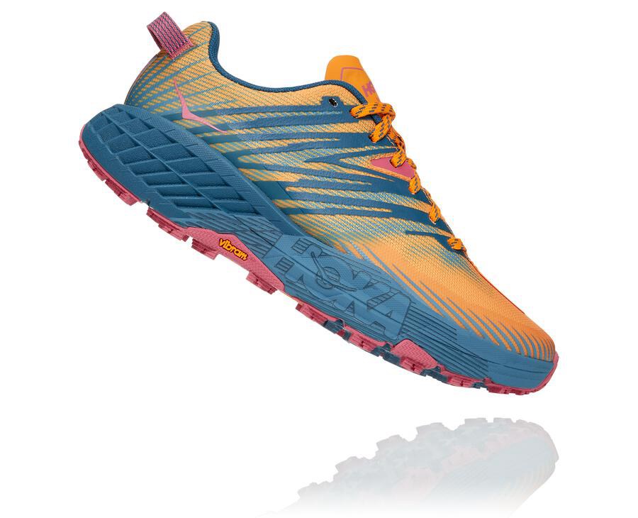 Hoka One One Trailsko Dame - Speedgoat 4 - Blå - 018973KCX